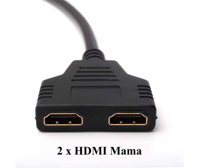 Spliter HDMI 2 IN 1, 30 cm