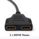 Spliter HDMI 2 IN 1, 30 cm