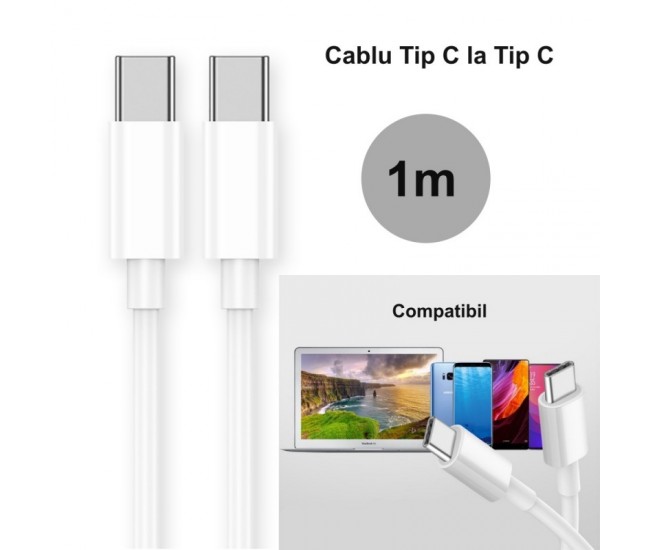 Cablu PD Fast Tip C la Tip C - 1m
