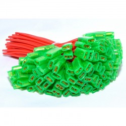 Papuc Electric 6,3mm Mama cu Fir 100buc/set Papuc Electric 6,3mm Mama cu Fir 100buc/set