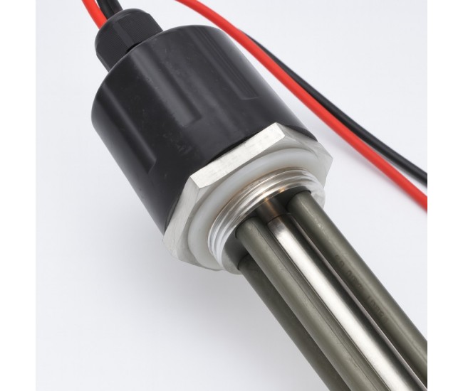 Rezistenta Electrica Boiler 2 in 1 Solara - DC 48V / 800W si AC 220V / 1500W, cu Termostat 85˚ - Dalbi