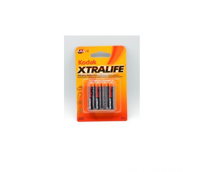 Baterii Alkaline Kodak xtralife R3 AAA, 4buc/set