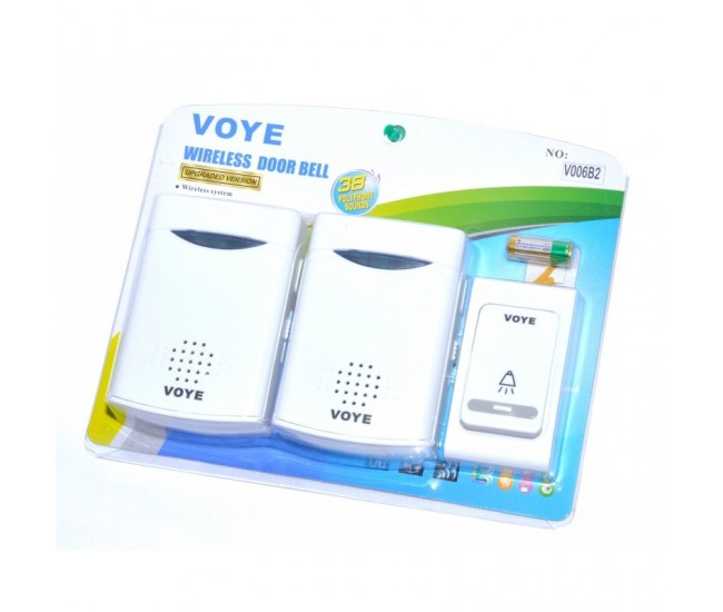 Sonerie Wireless Dubla, 12V/150M VOYE