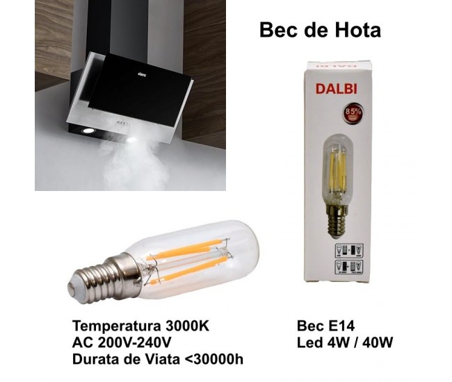 Bec de Hota cu Led 4W / E14