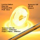Banda Cob Led 24V - 8mm / 320led/ml - 11W/ml, Galben - Interior IP20 - 5m/rol