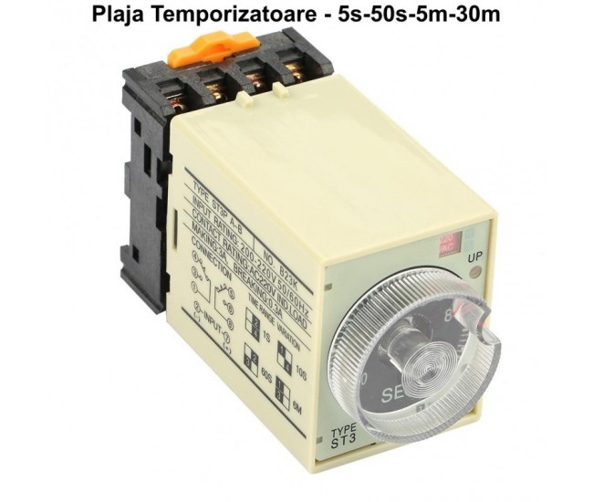 Releu de Timp (Temporizator Mecanic) 5s-50s-5m-30m