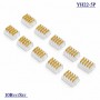 Conector pentru Imbinare Fire 20-22AWG 5 Pini Wire to Wire Set 10 Buc DALBI YH22-5P