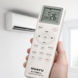 Telecomandă Universală Aer Condiționat HUAYU K-1769E-L Compatibilă cu Peste 1000 de Modele AC