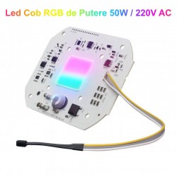 Pastila Led Cob 50W cu Lumina RGB, 220V AC / XSY-7386 Pastila Led Cob 50W cu Lumina RGB, 220V AC / XSY-7386