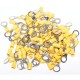 Papuc Electric Izolat Galben tip Inel ø10mm,100B/Set