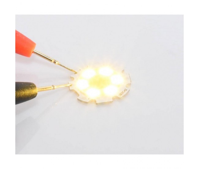 Led Cob 28mm - 7W, Lumina Cald/Rece