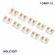 Conector pentru Imbinare Banda LED COB 12mm 6 Pini Strip to Strip Set 10 Buc DALBI YOB6P-12