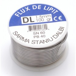 Fludor de Lipit cu pasta 100g-1,5mm SN60/PB40