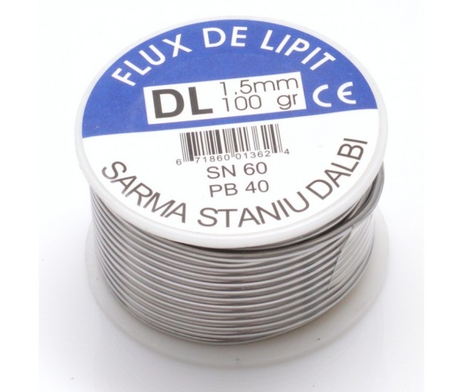 Fludor de Lipit cu pasta ,100g - 1,5mm , SN60/PB40