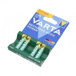 Acumulatori Reincarcabili Varta R3 AAA NI-MH 1000mAH, 4buc/set Acumulatori Reincarcabili Varta R3 AAA NI-MH 1000mAH, 4buc/set