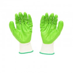 Manusi de Lucru din Poliester si Latex NR.9 - 12buc/set Manusi de Lucru din Poliester si Latex NR.9 - 12buc/set