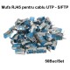 Mufa RJ45 S/FTP CAT 7 Albastru cu Ecranare Metalica - 50Buc/Set