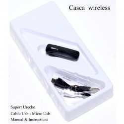 Casca Bluetooth Headset Wireless - ST Casca Bluetooth Headset Wireless - ST