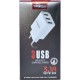 Incarcator Retea - 3 x USB / 3,1A + Cablu Micro USB , TREQA
