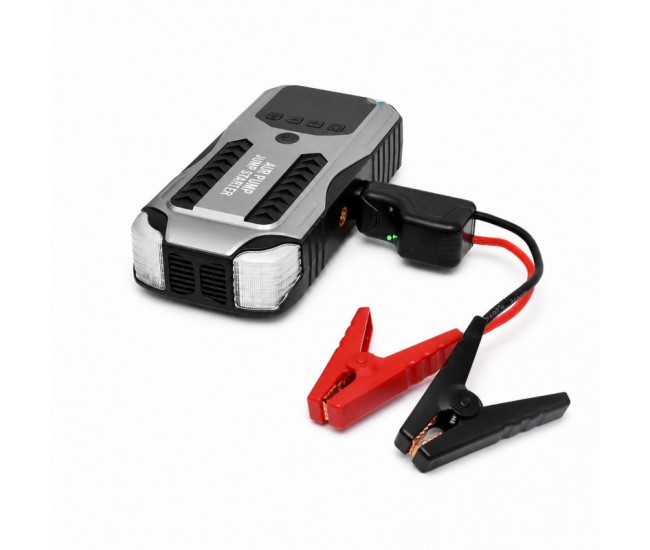 Robot Pornire Auto 12V 4000A Peak Compresor Digital 150PSI Power Bank Lanterna DALBI