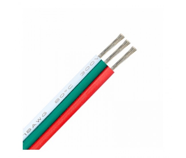 Cablu Alimentare Led RGB 3 Fire, 50m/Rola