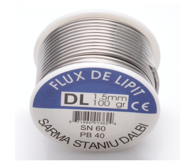 Fludor de Lipit cu pasta 100g-1,5mm SN60/PB40