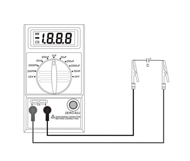 Multimetru Capacimetru CM7115A