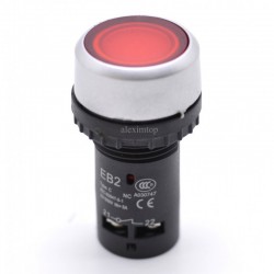 Buton Motor Push 22mm Rosu EB2-01D Buton Motor Push 22mm Rosu EB2-01D