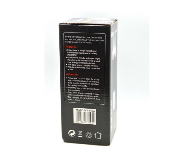 Lanterna tip Felinar cu Incarcare 220V + Solara