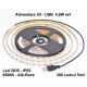 Banda Led 2835 - 5V USB 60led/m Alb-Rece IP65 - 5m/Rola