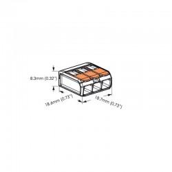 Conector Doza NOU 3 Fire 4KV / 32A, PCT-413 Conector Doza NOU 3 Fire 4KV / 32A, PCT-413