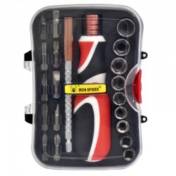 Trusa 21 Piese cu Chei Tubulare si Surubelnite, 6096-21 Trusa 21 Piese cu Chei Tubulare si Surubelnite, 6096-21