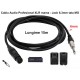 Cablu Audio Jack 6,3mm Tata MO - XLR Mama Prof - 6mm / 15m