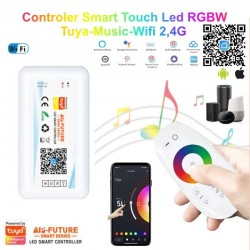 Controler Smart Touch Led RGBW,Tuya-Music-Wifi 2,4G Controler Smart Touch Led RGBW,Tuya-Music-Wifi 2,4G