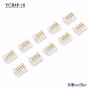 Conector pentru Imbinare Banda LED SMD 10mm 4 Pini Strip to Strip Set 10 Buc DALBI YCB4P-10