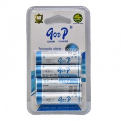 Acumulatori GooD R6 AA / 2700mAh, Ni-Mh Set 4/Buc Acumulatori GooD R6 AA / 2700mAh, Ni-Mh Set 4/Buc