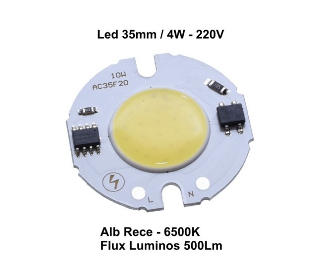 Led Cob 35mm, Putere 4W - 220V