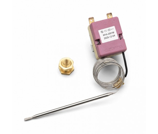 Termostat de Siguranta 120°C cu Capilar 250V 16A WHD-120EM