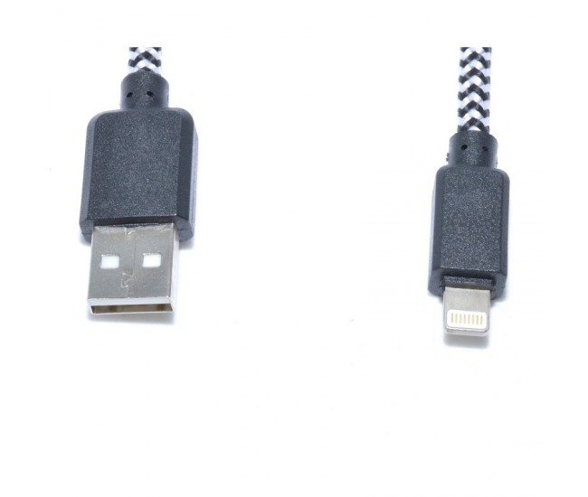Cablu USB - iPhone cu Filtru/Panzat/100 cm