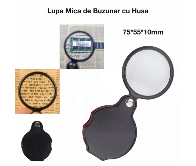 Lupa de Mana cu Husa MG-86034