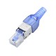 Mufa RJ45 CAT 7 - S/FTP Metalica Albastru / Fara Sertizare