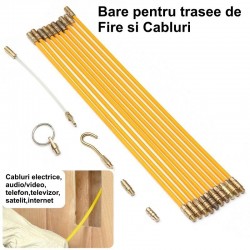 Tragator Cabluri Fibra de Sticla 5m cu Tije Filetate DALBI