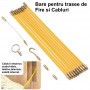 Tragator Cabluri Fibra de Sticla 5m cu Tije Filetate DALBI