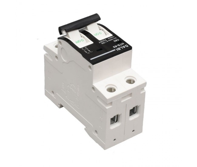 Siguranta MCB Fotovoltaica DC 1000V 2P 63A Curba C DALBI