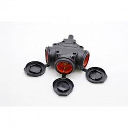 Cap Prelungitor Cauciucat Y cu 3 Locuri Suco Cap Prelungitor Cauciucat Y cu 3 Locuri Suco