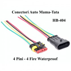 Conectori Auto 4 Fire Waterproof, HB-404 Conectori Auto 4 Fire Waterproof, HB-404