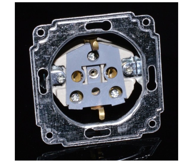 Priza Simpla cu Ceramica, ST Aparataj, 250V-16A / 10Buc / Set