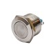 Intrerupator Push Metalic 22mm cu Retinere
