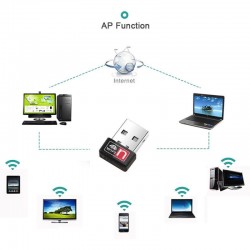 Adaptor USB WiFi Bluetooth 150Mbps Adaptor USB WiFi Bluetooth 150Mbps