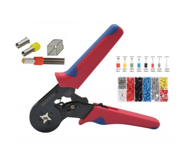 Set Cleste HSC8/6-4 de Sertizat + 1200 Pini